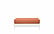 Premium Solid Coral Futon Cover by Prestige