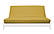 Premium Solid Gold Futon Cover by Prestige