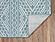 Provo Aqua Quinn Area Rug by KAS Rugs