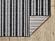 Provo Grey Stripes Area Rug by KAS Rugs