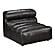 Ramsay Leather Armless Chair Antique Black by Moe's Home Collection
