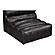 Ramsay Leather Armless Chair Antique Black by Moe's Home Collection
