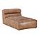 Ramsay Leather Chaise Tan by Moe's Home Collection