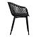 Piazza Outdoor Chair Black (Set of 2) by Moe's Home Collection