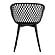 Piazza Outdoor Chair Black (Set of 2) by Moe's Home Collection