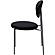 Euston Modern Velvet Dining Chair with Grey Steel Frame, Set of 4, Black by LeisureMod