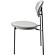 Euston Modern Velvet Dining Chair with Grey Steel Frame, Set of 2, Grey by LeisureMod