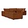 Cali Rust Modular L-Sectional by TOV Furniture