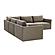 Willow Taupe Modular L Sectional by TOV Furniture