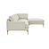 Serena Cream Velvet RAF Chaise Sectional by TOV Furniture