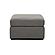 Catarina Gray Ottoman by TOV Furniture