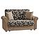 Rio Beige Convertible Loveseat by Casamode