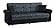 Rio Black Sofa Bed by Casamode