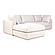 Justin Lounge Modular Sectional Taupe by Moe's Home Collection