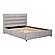 [Floor Sample] Takio Queen Bed Light Grey by Moe's Home Collection