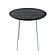 Rossmore - White Base Side Table - Black Top, Black by LeisureMod