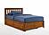 Rosemary Cherry Platform Bed by Night & Day Furniture
