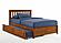 Rosemary Cherry Platform Bed by Night & Day Furniture