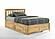 Rosemary Natural Platform Bed by Night & Day Furniture