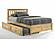 Rosemary Natural Platform Bed by Night & Day Furniture