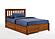 Rosemary Cherry Platform Bed by Night & Day Furniture