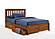 Rosemary Cherry Platform Bed by Night & Day Furniture
