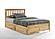 Rosemary Natural Platform Bed by Night & Day Furniture