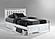Rosemary White Platform Bed by Night & Day Furniture