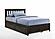 Rosemary Dark Chocolate Platform Bed by Night & Day Furniture