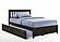 Rosemary Dark Chocolate Platform Bed by Night & Day Furniture
