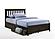 Rosemary Dark Chocolate Platform Bed by Night & Day Furniture