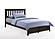 Rosemary Dark Chocolate Platform Bed by Night & Day Furniture