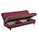 Sasta Sofa Sleeper Burgundy by Casamode