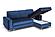 Alfredo Mini Blue Sectional Sofa by Skyler Designs