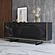 Gloss 9 TV Stand Black by Skyler Designs