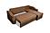 Nemo Sectional Sofa Sleeper with Storage Brown by Skyler Designs