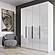 Paris 71 Wardrobe White Gloss by Skyler Designs