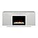 Ethan 66" Fireplace w/Dual LED - White by Smart Furniture