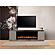Lianna Fireplace TV Console w/Logs Insert - Silver by Smart Furniture