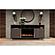 Roma TV Console w/Logs Insert - Oak by Smart Furniture