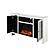 Mirrored Fireplace Console by Smart Furniture