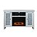 Mirrored Fireplace Console by Smart Furniture