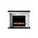 Carrara Fireplace Mantle w/Logs Insert by Smart Furniture