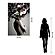 SF1212B Temp Glass w/Foil - Floral Lady Side (40x60) by Classy Art