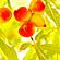 SF1217B Temp Glass w/Foil - Peach Tree (50x50) by Classy Art