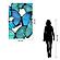 SF1223 Floating Tempered Glass with Foil (40x60) by Classy Art