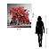 SF1373 Temp Glass w/Foil - Red Tree (50x50) by Classy Art