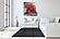 SF1373 Temp Glass w/Foil - Red Tree (50x50) by Classy Art