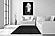 SF1375 Temp Glass w/Foil - White Horse (40x60) by Classy Art