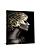 SF1379 Temp Glass w/Foil - Woman Gold Leaves (40x60) by Classy Art